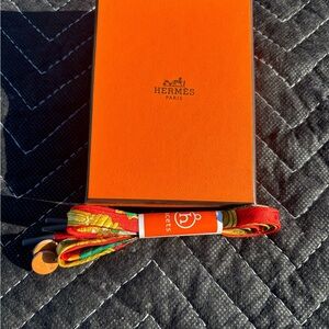 Hermes Shoe Lace Multi Color Lacets 85cm